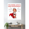 thumbnail image 2 of Nurse My Superpower Poster Wall Art, Modern Wall Decor, 16x24 UNFRAMED, 2 of 3