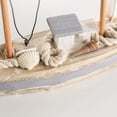 thumbnail image 3 of Greenadscape 1Pc Fishing Boat Adornment Wooden Style Mediterranean Decor for Table, 3 of 8