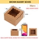 thumbnail image 2 of Cajas para Galletas Moretoes 50 unidades con Ventana 10x10x6 cm Kraft Marrón, 2 of 8