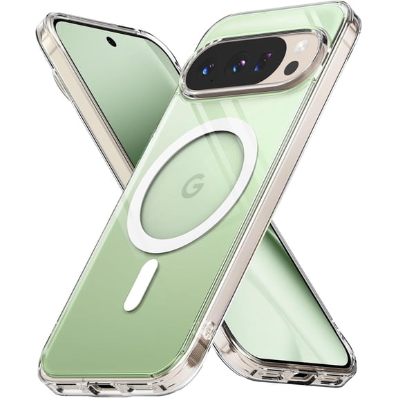 UPTECH 1 MagSafe Compatible Clear Case for Google Pixel 10 / Pixel 10 Pro, Shock-Absorbing, Clear