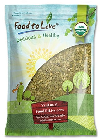 Food To Live ® Organic Pepitas / Pumpkin Seeds (Raw, No Shell) (8 Pounds)