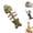 1-C, variant on Catnip and Silvervine Chew Fish Bone Cat Toy, Natural Fishbone Cat Chew Toy with Dual-Material, Wooden Feline Tooth Cleaning Stick for  Daily Enrichment