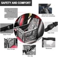 thumbnail image 3 of Funda Asiento Delantero para Perros Unique Bargains Protector para Mascotas A Prueba Arañazos Coche gris, 3 of 8