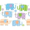 Pack of 1, Baby Elephants Gift Wrap 24" x 833' Gift Wrap Full Ream Roll for Holiday, Party, Kids' Birthday, Wedding & Special Occasion Packaging
