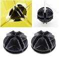 thumbnail image 3 of 40 Pcs Wire Cube Plastic Connectors for Cube Storage Shelves and Cabinet Modular Organizer Closet Clasp Buckle Clip (Black), 3 of 6