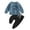 Blue toddle winter set AB72, variant on CZHQWE 9-12 Month Boy Clothes 6-9 Month Boy Clothes Toddler Boy Clothes Long Sleeve Sweatshirt Pants Set Fall Winter Outfits 12-18 Months