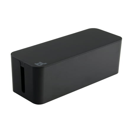 UPC: 0689076037822 | Bluelounge BLUCB-01-BL CableBox Cable Organizer (Black)