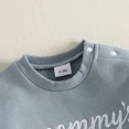 thumbnail image 6 of Cjfdfy Newborn Baby Boy Fall Outfit Mommy's Bestie Printed Long Sleeve Jumpsuit Baby Take Home Outfit Infant Cute Coming Home Clothes 0-18M, 6 of 9