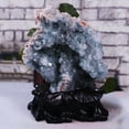 thumbnail image 3 of Madagascar Celestite Crystal druzy cluster sky Blue Geode Mineral 100G ap FAST F8Q6, 3 of 6