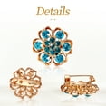 thumbnail image 3 of Jumpingount 12 Uds. Broches pequeños flor brillante joyería nupcial accesorios personalidad moda aleación Pin cena banquete ropa graduación Ropa, zapatos y accesorios Miscelánea Jumpingount BFH001310-00, 3 of 6