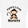 thumbnail image 4 of Inktastic Papas Little Monkey Boys Funny Boys or Girls Baby Bodysuit, 4 of 5