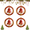 B, variant on USA 250th Anniversary Bell Ornament 3D Red & Gold Commemorative Hanging Decor Elegant Doorbell for Patriotic Decor Tree Enamel Crafted Detailing 250th Anniversary USA Patriotic Ornaments (C-4pcs)