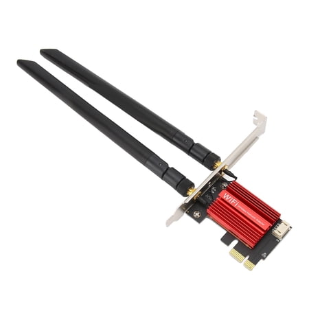 NFTIGB PCIe Network Card 1200Mbps Dual Band 2.4GHz 5GHz Wireless WiFi Adapter with Bluetooth 4.2 for Desktop PC Windows 7 8 10 11 Compatible Interface PCI Ex1 x4 x8 x16 (7.87 inches / 20 cm)