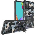 thumbnail image 2 of case for Samsung Galaxy A72 Man Case,Camouflage Sturdy Phone Case with Heavy Duty Shockpro of Military Grade Anti-Fall Protection and Built-in Magnetic Cover for Samsung Galaxy A72 MC Light Blue, 2 of 14