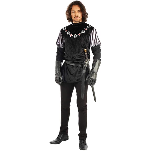 Fun Shack Mens Sheriff of Nottingham Costume Robin Hood Villain Book Week Halloween Black XL