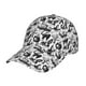 thumbnail image 1 of Fotbe Black White Halloween Gorro Clásico de Béisbol, Gorra Ajustable con Broche Snapback, Gorro de Exterior de Algodón Suave, 1 of 6