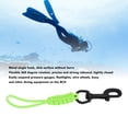thumbnail image 4 of Cordón De Buceo, Cordón De Buceo Profesional De Acero Inoxidable Cordón En Espiral Tejido A Mano Con Gancho único De Metal Para Equipo BCD, 4 of 7