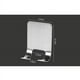 thumbnail image 4 of Organizador multiusos de acero inoxidable para maquinillas de afeitar, diseño que ahorra espacio para una fácil instalación, accesorio de baño moderno con montaje autoadhesivo (2 piezas), 4 of 7