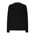 thumbnail image 4 of Htigea Women's Long Sleeve Cardigan Lightweight Open Front Shawl Cardigans Fall Casual Daily Cardigan Black S, 4 of 5