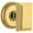 Lifetime Brass, variant on Grandeur Newcar_Sd_Na_Cs Carre Solid Brass Non-Turning One-Sided Dummy Door Knob - Chrome