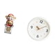 thumbnail image 5 of Reloj de pared moderno con figura de y números silenciosos. Figura decorativa colgante para año Nuevo en el hogar, la oficina o ., 5 of 8