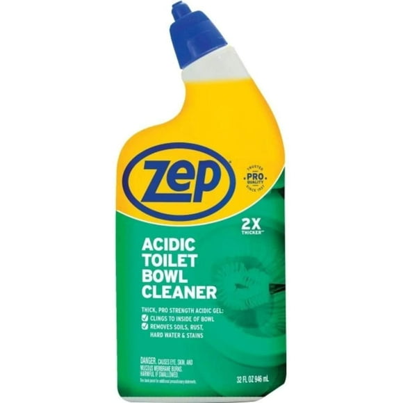 ZEP Nettoyant Acide pour Cuvette de Toilette 32oz - 2 Paquets