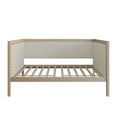 thumbnail image 6 of Home Design Cairo Twin Daybed with Upholstered Frame, Plush Foam Padding, Brass Nailhead Trim, Durable Construction, Stylish Seating and Sleeping Solution, Gray/Warm Gray, 6 of 11