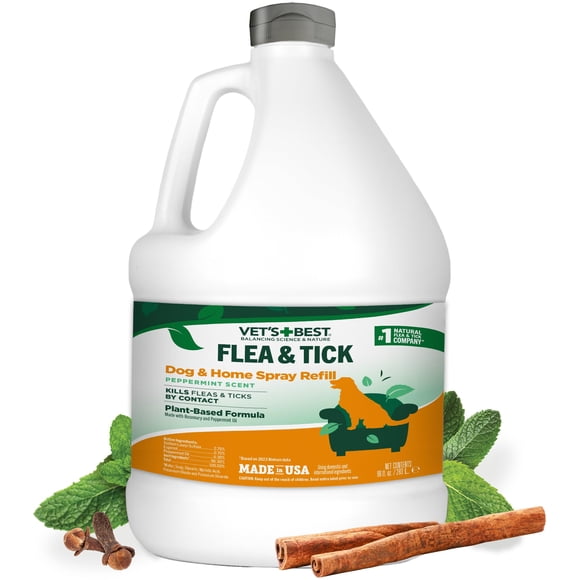 Spray para el Hogar contra Pulgas y Garrapatas Vet's Best 2830 ml a Base de Plantas