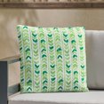 thumbnail image 2 of Noble House Javion Outdoor Modern Pillow Cover, Green, 18" x 18", 2 of 7