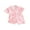 Pink, variant on JYYYBF Boys and Girls Satin Pajama Set, Short Sleeve Button Down Daisy Print Tops   Elastic Waist Shorts Toddler Kids Lounge Outfit
