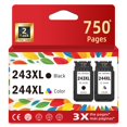 thumbnail image 1 of Cartuchos de tinta ReliInk 243XL 244XL para Canon 243 244 XL, 1 of 8