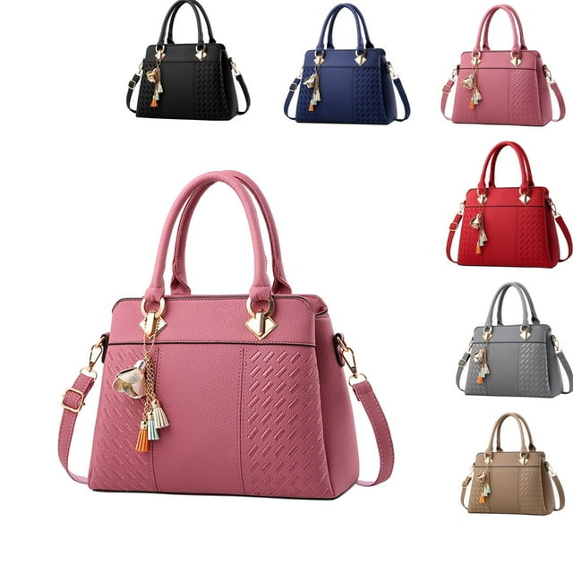 LHSHID Womens Handbags Ladies Purse Satchel Shoulder Bags Roomy Fashion Tote Leather Bag Handbag Storage Organizer Handbag Charms Handbag Storage Handbags And Purses For Women Over 50