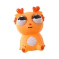 thumbnail image 1 of Juguete de dragón CUTICAT de ojos grandes Naranja Bola para apretar, 1 of 8