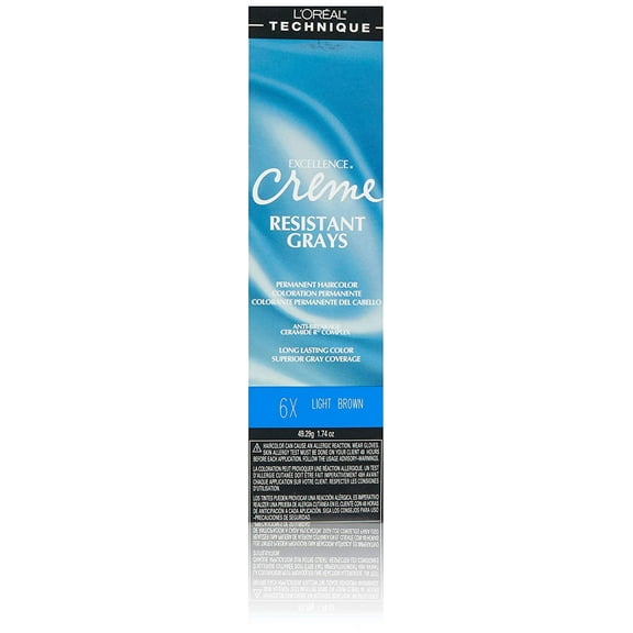 Loreal Excel Creme Resist#6X Light Brown 1.74Oz (3 Pack)