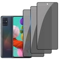 thumbnail image 1 of 3-PACK Privacy Screen Protector Compatible with Samsung Galaxy A51 5G,Anti Spy Black Tempered Glass Protective Film for Samsung A51 [Easy Installation] [Bubble Free] [Case Friendly], 1 of 8