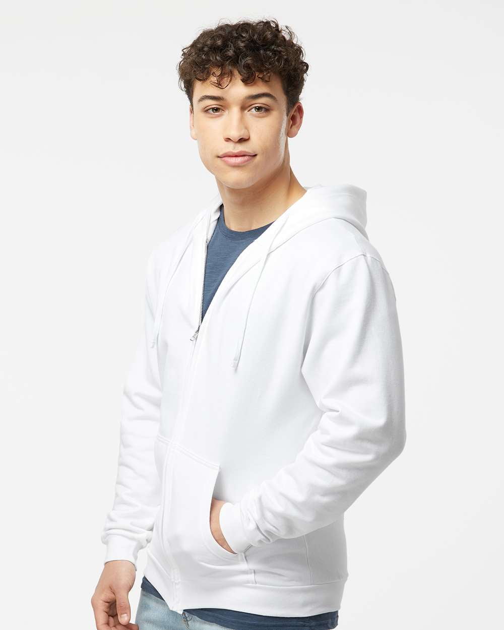 Tultex Unisex Full-Zip Hooded Sweatshirt - Walmart.com