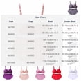 thumbnail image 4 of AHTJRT Women's Lingeries Seamless Underwired V Neck Bras and Panty Lounge Activewear Two Matching Sets D Cup Khaki#03 44, 4 of 10
