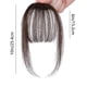 thumbnail image 3 of Pisexur Belleza Maquillaje Flequillo con clip, cabello natural, semitejido a mano, marrón, con patillas, postizos para mujer, flequillo curvo para uso diario.para mujeres y hombres, 3 of 6