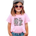 thumbnail image 2 of Six Seven Birthday Shirt for Girls with Pink Bows and Flowers Coquette Style Everyday T-Shirt Pink Shirt 5-6, 2 of 8