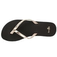 thumbnail image 6 of Sanuk Womens Yoga Spree 4 Metallic Flip Flops Casual Shoes, 6 of 7