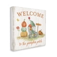thumbnail image 4 of Stupell Industries Welcome Pumpkin Patch Gnome Fairy Tales & Fantasy Painting Gallery Wrapped Canvas Art Print Wall Art, 30 x 30, 4 of 8