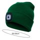 thumbnail image 2 of Gorro de senderismo con luz LED, gorro de punto iluminado, 2 of 5