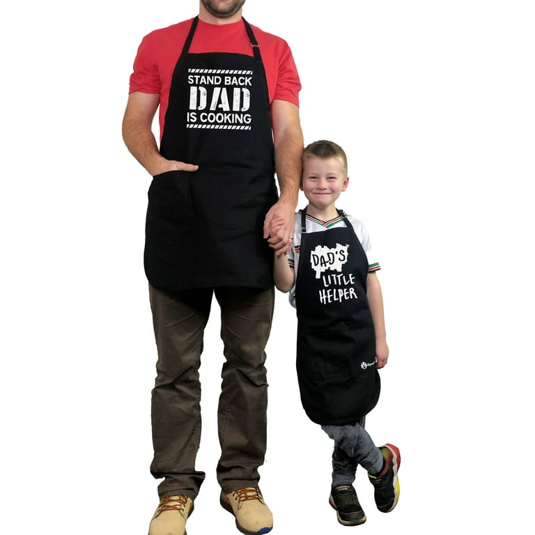 Funny Cooking Apron Stand Back Novelty Kitchen Black Aprons For Women And  Men