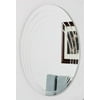 23.6 in. Hanna Modern Oval Bathroom Mirror