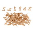 thumbnail image 1 of Kit de 50 modelos de soldados a escala 1/35, figuras de personas en miniatura, juguete educativo, arte Amarillo claro, 1 of 9