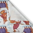 thumbnail image 6 of Ambesonne Fox Valance & Curtain, Animals in Winter Sweaters, 55"x36", Multicolor, 6 of 6
