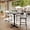 Gray Faux Concrete/Black Base, variant on Flash Furniture 36" Square Tabletop with TopGuard HPL Technology in Gray Faux Concrete with 30" x 30" Black Bar Height X-Base