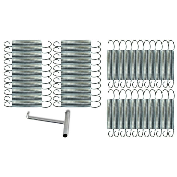 Jumpking Ressorts de Trampoline Robustes 3,5 Pouces pour Trampolines Ressorts de Remplacement pour Trampoline en Acier Inoxydable Incluant Outil de Traction à Ressort Ensemble de 50