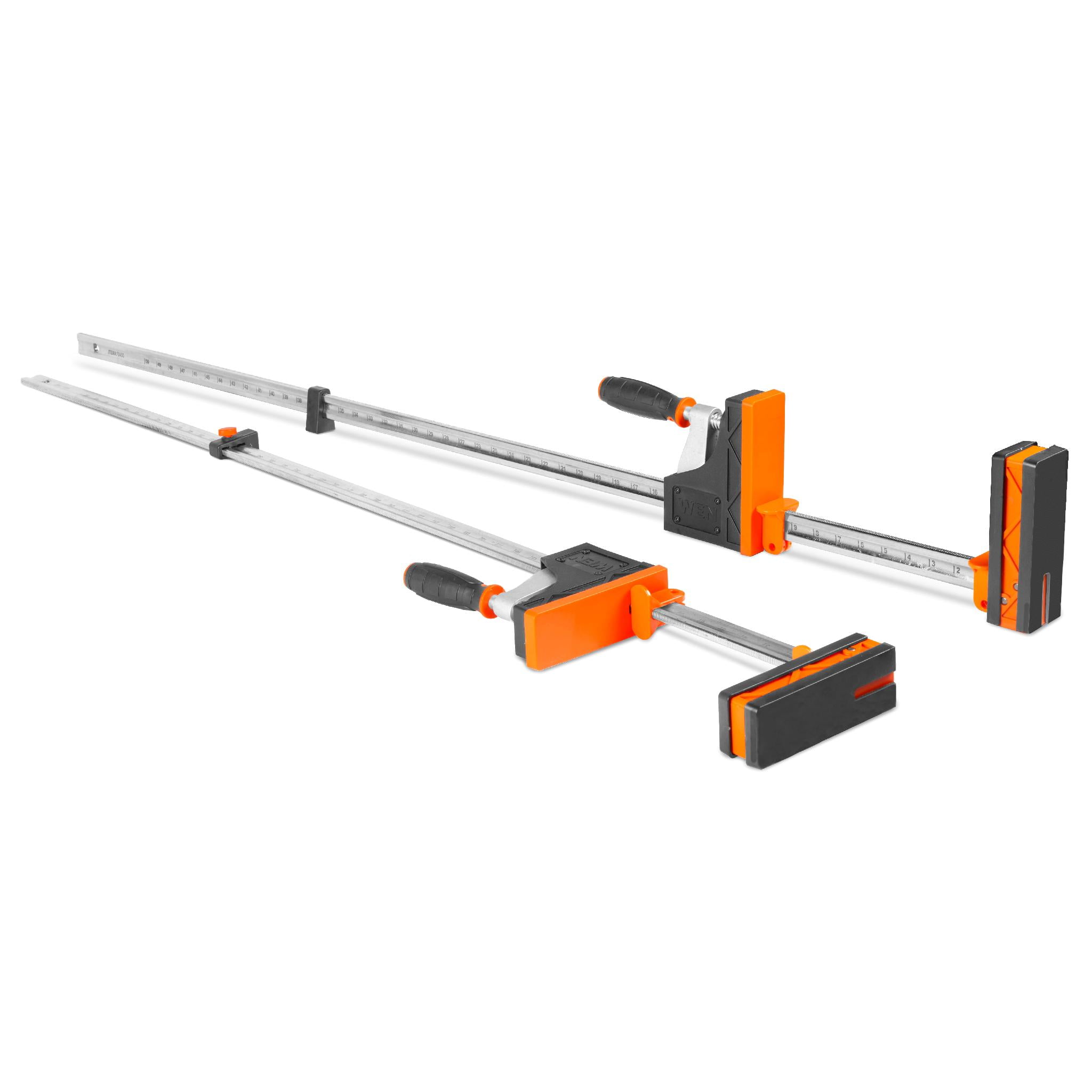 WEN Parallel Clamp Kit with Two 24-Inch Clamps, Two 50-Inch Clamps, and Framing Kit
