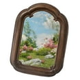 thumbnail image 2 of veasfak Retro Resin Photo Frame Decorative Hand Painted Home Decoration Tabletop Display 15.5x19.6cm, 2 of 9